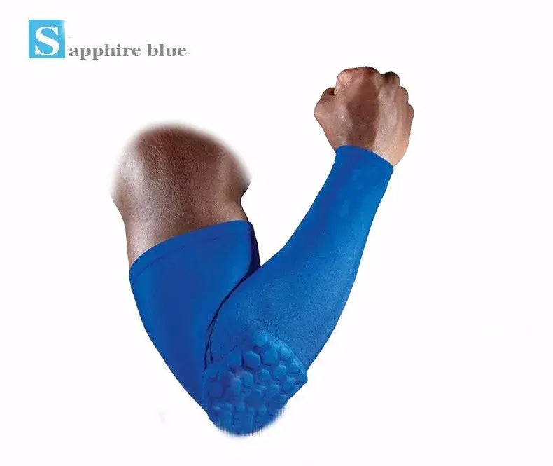 1pc manica del braccio fascia da braccio supporto del gomito manica del braccio da basket traspirante calcio sicurezza sport gomito protezione tutore - My Hashtag Shop