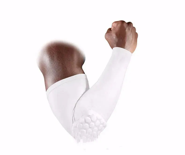 1pc manica del braccio fascia da braccio supporto del gomito manica del braccio da basket traspirante calcio sicurezza sport gomito protezione tutore - My Hashtag Shop