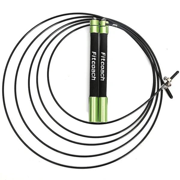 Corda per saltare veloce con cuscinetto a sfera, manico in metallo, saltare sportivo, cavo in acciaio inossidabile, attrezzatura per il fitness Crossfit - My Hashtag Shop