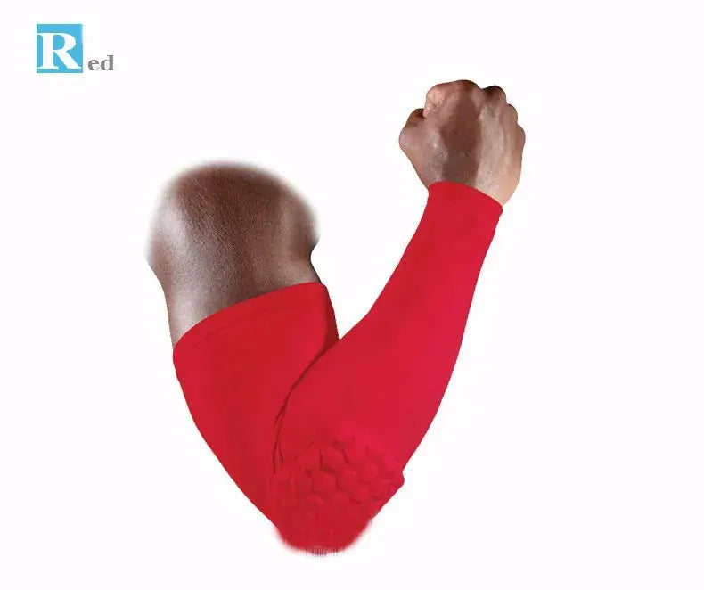 1pc manica del braccio fascia da braccio supporto del gomito manica del braccio da basket traspirante calcio sicurezza sport gomito protezione tutore - My Hashtag Shop