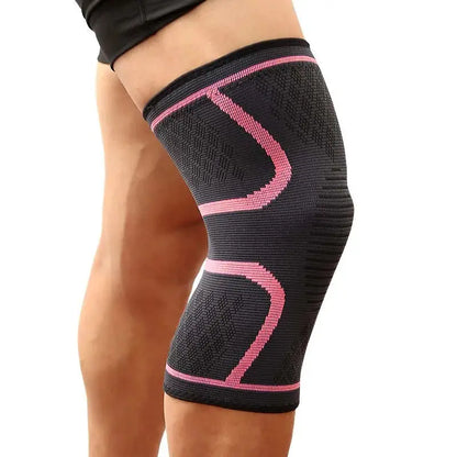 AOLIKES 1 pz Fitness Running ciclismo supporto per ginocchiere bretelle Nylon elastico Sport compressione ginocchiera manica per basket - My Hashtag Shop
