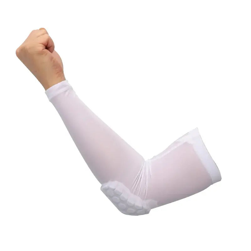 1pc manica del braccio fascia da braccio supporto del gomito manica del braccio da basket traspirante calcio sicurezza sport gomito protezione tutore - My Hashtag Shop