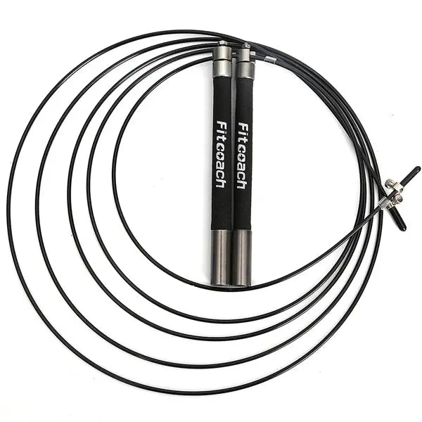 Corda per saltare veloce con cuscinetto a sfera, manico in metallo, saltare sportivo, cavo in acciaio inossidabile, attrezzatura per il fitness Crossfit - My Hashtag Shop