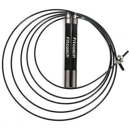 Corda per saltare veloce con cuscinetto a sfera, manico in metallo, saltare sportivo, cavo in acciaio inossidabile, attrezzatura per il fitness Crossfit - My Hashtag Shop