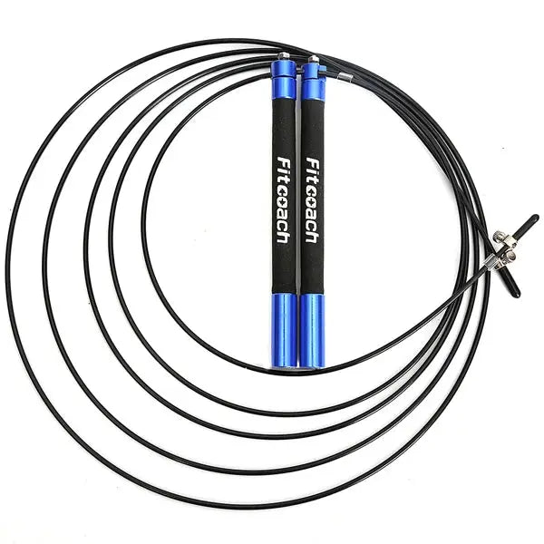 Corda per saltare veloce con cuscinetto a sfera, manico in metallo, saltare sportivo, cavo in acciaio inossidabile, attrezzatura per il fitness Crossfit - My Hashtag Shop