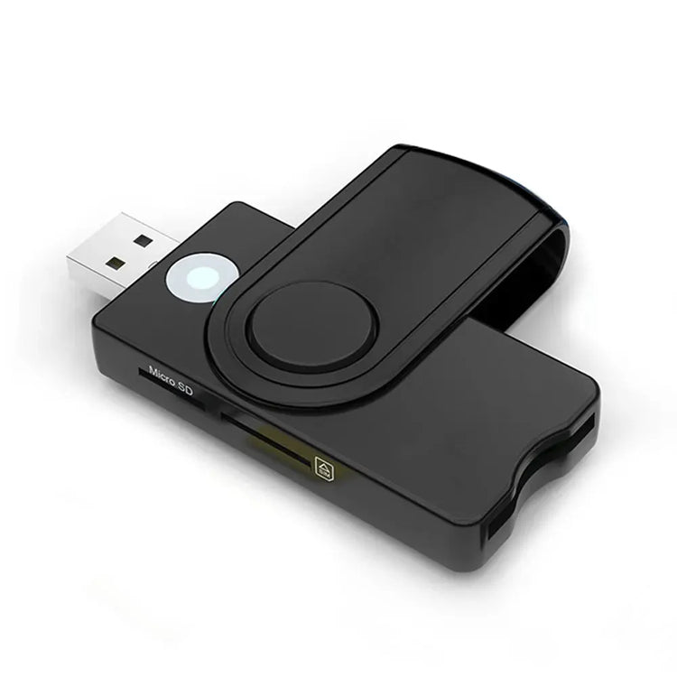 UTHAI per Windows 7 8 10 Linux OS, lettore di smart card USB SIM, per scheda bancaria IC/ID EMV SD TF Lettore di schede MMC USB-CCID ISO 7816 - My Hashtag Shop
