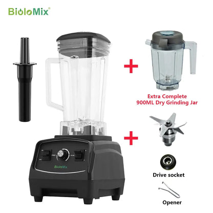 BPA Free 3HP 2200W Frullatore per carichi pesanti Frullatore Spremiagrumi Robot da cucina ad alta potenza Frullato di ghiaccio Bar Frullatore di frutta