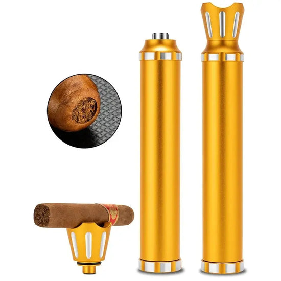 Portasigari portatile 3 in 1 in alluminio Crown - My Hashtag Shop