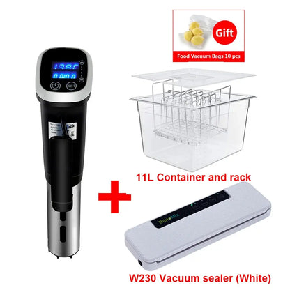 BioloMix 2,55 Generazione IPX7 Fornello sottovuoto impermeabile Sous Vide Circolatore ad immersione Cottura accurata con display digitale a LED