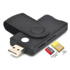 UTHAI per Windows 7 8 10 Linux OS, lettore di smart card USB SIM, per scheda bancaria IC/ID EMV SD TF Lettore di schede MMC USB-CCID ISO 7816 HASHTAG