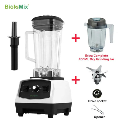 BPA Free 3HP 2200W Frullatore per carichi pesanti Frullatore Spremiagrumi Robot da cucina ad alta potenza Frullato di ghiaccio Bar Frullatore di frutta