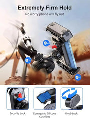 Factory Supply Waterproof Mobile Phone Mount for Bike & Motorcycle | Heavy-Duty Handlebar Holder HASHTAG