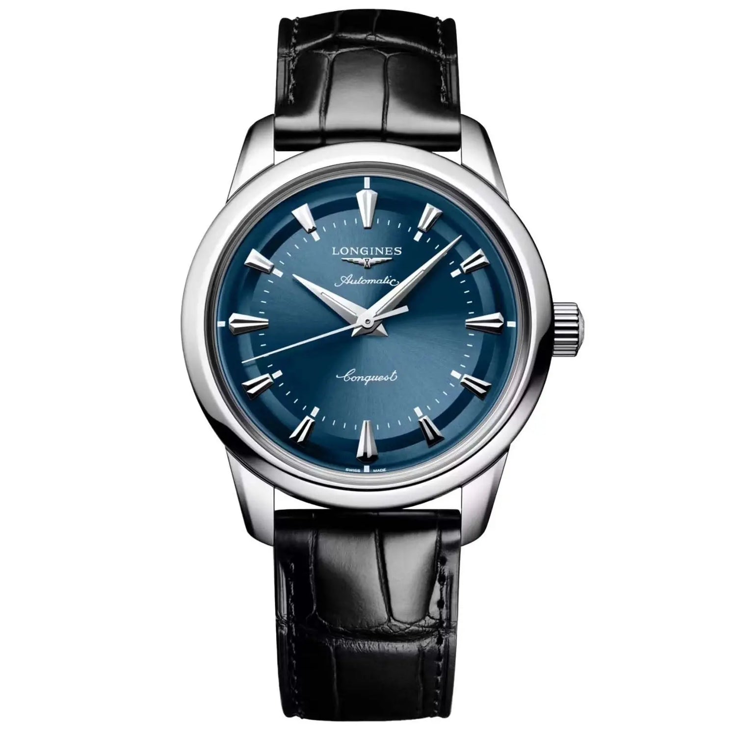 Longines orologio Conquest Heritage 38mm blu automatico acciaio L1.649.4.92.2, Capodagli 1937