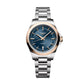 Longines orologio Conquest 30mm blu automatico acciaio finiture PVD oro rosa L3.320.5.92.6 Capodagli 1937
