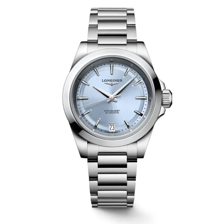 Longines orologio Conquest 34mm azzurro automatico acciaio L3.430.4.92.6 Capodagli 1937