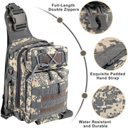LUXHMOX Fishing Tackle Backpack Waterproof for Outdoor Gear Storage Amethyst Osage