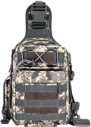 LUXHMOX Fishing Tackle Backpack Waterproof for Outdoor Gear Storage Amethyst Osage