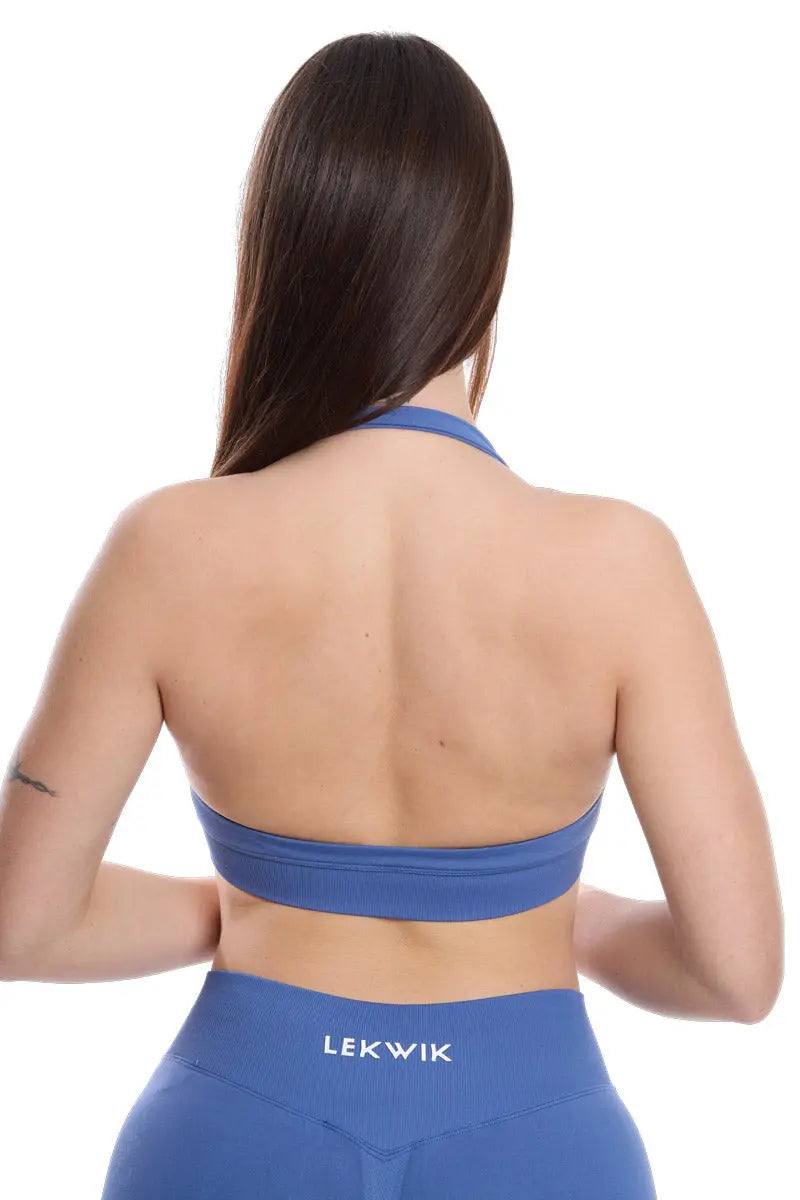 Top sportivo blu ardesia modello IMMO - HASHTAG