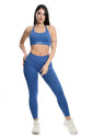 Top sportivo blu ardesia modello IMMO - HASHTAG