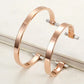 Rose Gold Love Couple Cuff - HASHTAG