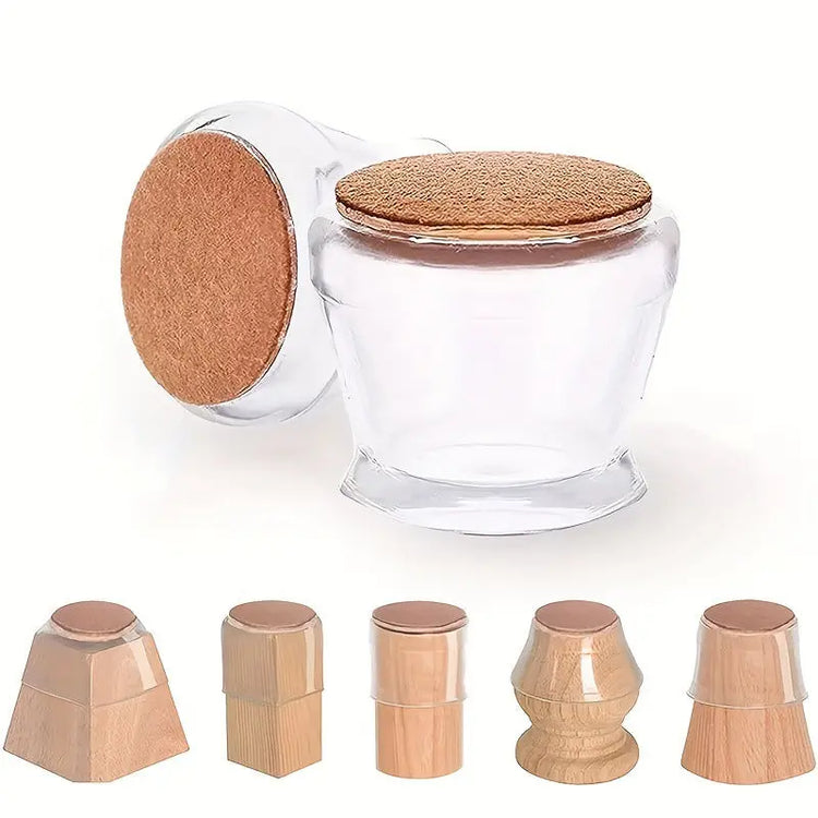 Transparent Mats Chair Legs Quiet And Wear-resistant Protective Case - HASHTAG