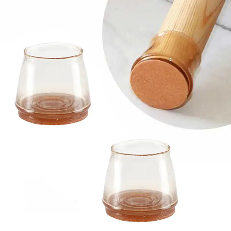 Transparent Mats Chair Legs Quiet And Wear-resistant Protective Case - HASHTAG