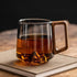 Glass Wooden Handle Hot Mug - Made By Guanshan Liebe - Making Life Easier