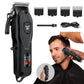 NNEOBA Professional Cordless Hair Clipper Set Wet & Dry Grooming Kit Black-1