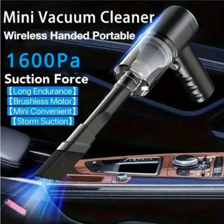 Aspirapolvere combinato 3 in 1 con aspirazione e soffiaggio integrati, ricarica USB, aspirapolvere per piccole auto - My Hashtag Shop