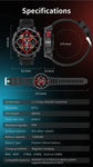 Nuovo T-REX3 Ultra 1100mAh Batteria SmartWatch 10ATM GPS impermeabile Bussola Torcia 1.7 "AMOLED HD Chiamata Sport Smart Watch da uomo - My Hashtag Shop