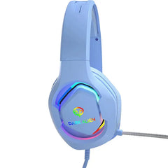 Cuffie da gioco per PC/PS4/PS5 EKSA E1000 7.1 Surround RGB Gaming Headset Gamer cuffie cablate USB con microfono a cancellazione di rumore HASHTAG