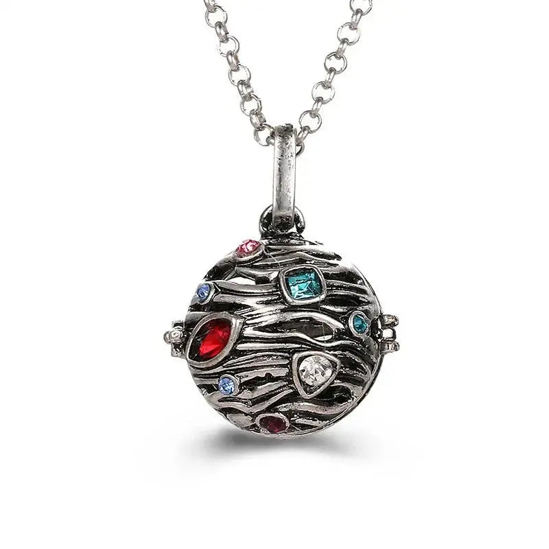 Chime Music Angel Ball Caller Locket Necklace Vintage Pregnancy Necklace. - HASHTAG