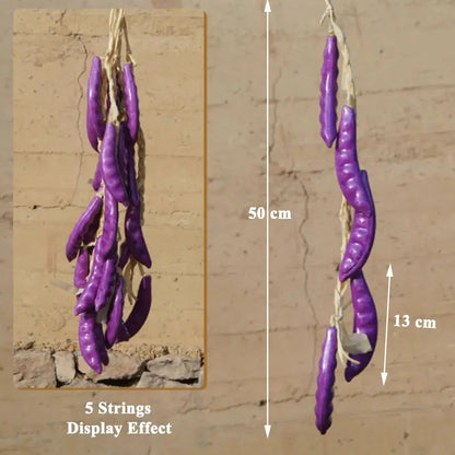 Artificial strings model assorted vegetables and fruits. Liebe - Making Life Easier