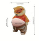 Divertente adesivo per pancia di cane 3D Shiba Inu Giocattolo da spremere Cucciolo carino in un vestito arancione Giocattolo agitarsi Autoadesivo in silicone per regali per bambini - My Hashtag Shop