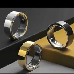 Anello intelligente Frequenza cardiaca Ossigeno nel sangue Monitoraggio della salute del sonno Passo Controllo remoto Scatto di foto Anelli multifunzionali HASHTAG