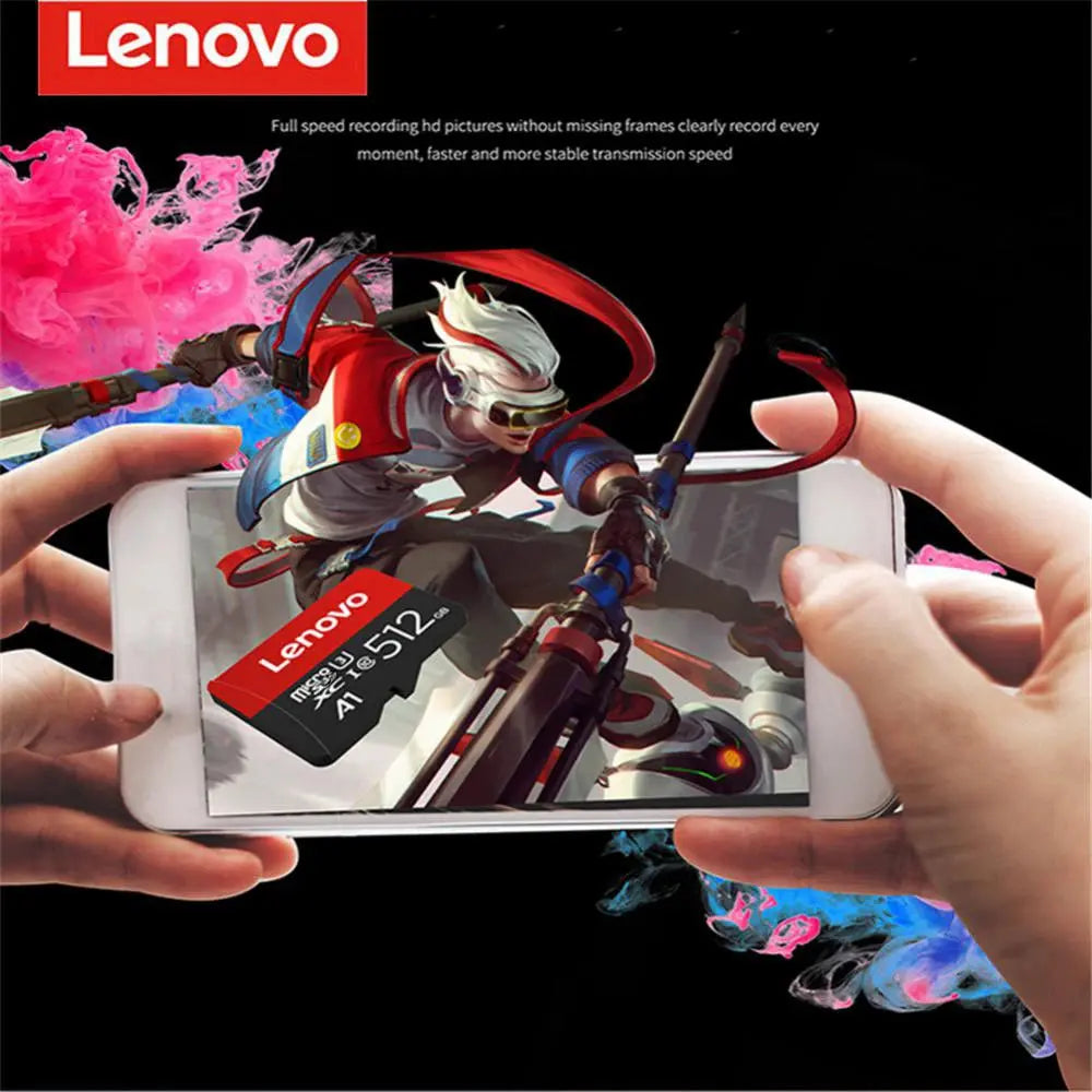 Scheda di Memoria Lenovo 1TB, Alta Velocità per Video Full HD, Scheda MINI SD 512GB, 256GB, 128GB, 64GB, Ultima Versione Micro SD per Telefono/Tablet/PC - My Hashtag Shop