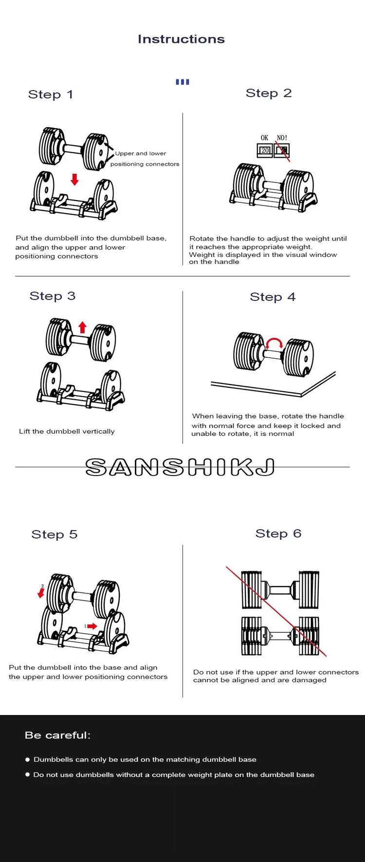 Set manubri rotondi regolabili, seconda generazione, aumento 2 kg, 24 kg, 36 kg, fitness, appena aggiornato - My Hashtag Shop