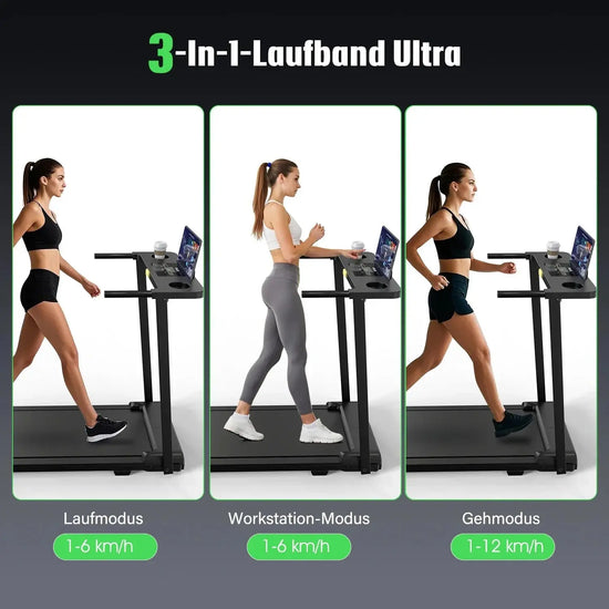 Treadmill Walking Pad for Home 3in1 Folding Under Desk Treadmill 2.5HP Smart Walking Treadmill with APP & LED Display-1