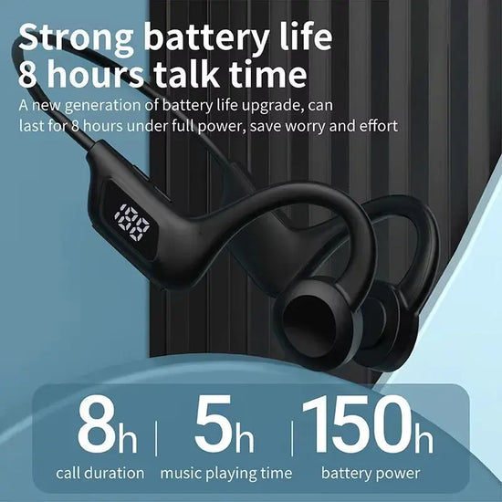 Auricolare wireless a conduzione ossea Sport Nuoto Cuffie compatibili Bluetooth a mani libere con microfono per la corsa Auricolari X7