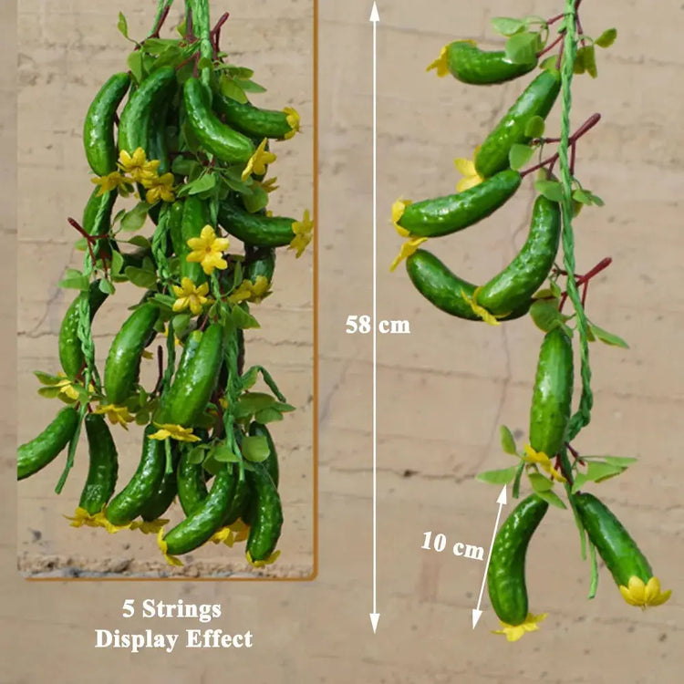 Artificial strings model assorted vegetables and fruits. Liebe - Making Life Easier