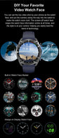 Smart Watch 4 GB Grande memoria Navigazione GPS Lettore MP3/MP4 Swim Sports trackr Smartwatch