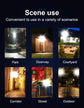 Lampada Solare da Esterno 15000W Ultra Potente Lampione Solare 320 °   Lampada da Giardino con Sensore IR per Illuminazione dal Tramonto all&