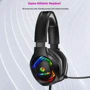 Cuffie da gioco per PC/PS4/PS5 EKSA E1000 7.1 Surround RGB Gaming Headset Gamer cuffie cablate USB con microfono a cancellazione di rumore HASHTAG