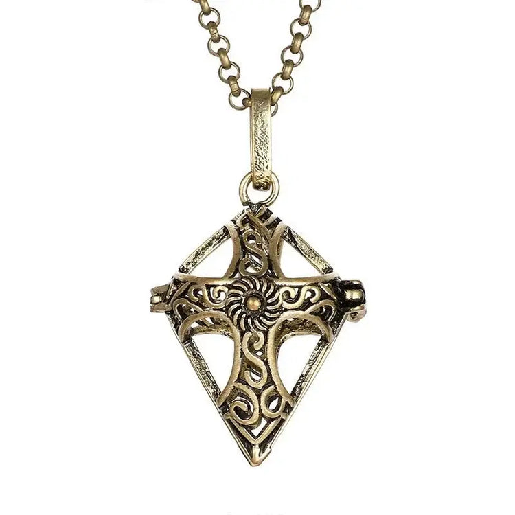 Chime Music Angel Ball Caller Locket Necklace Vintage Pregnancy Necklace. - HASHTAG