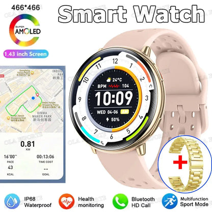 Per Amazfit Active 2 GPS Astuto Della Vigilanza Delle Donne Degli Uomini Ai GPT Amoled Impermeabile Sport SmartWatch Bussola NFC BT Chiamata Orologi per - My Hashtag Shop