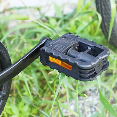 Pedali della piattaforma della bicicletta pedana del pedale della bicicletta antiscivolo con accessori per l'equitazione del riflettore per il veicolo elettrico della bici pieghevole HASHTAG