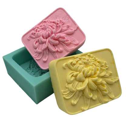 Elegant Sunflower Soap Mold 3D Rectangler - HASHTAG
