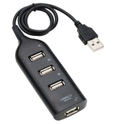 Hub USB ad alta velocità USB 2.0 a 4 porte con cavo Mini hub splitter USB Utilizzare adattatore di alimentazione Presa multipla per PC portatile Notebook HASHTAG