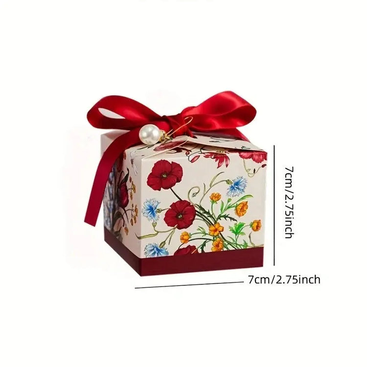 New Mori Series Hand-painted Plant With Ribbon Wedding  Box 20/50pcs Liebe - Making Life Easier