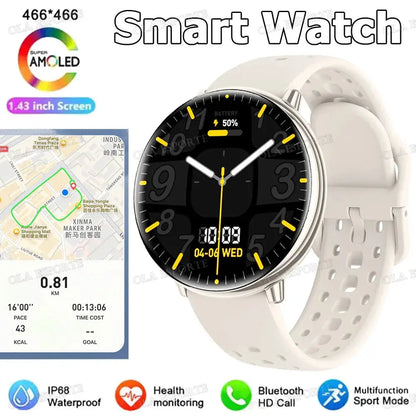 Per Amazfit Active 2 GPS Astuto Della Vigilanza Delle Donne Degli Uomini Ai GPT Amoled Impermeabile Sport SmartWatch Bussola NFC BT Chiamata Orologi per - My Hashtag Shop